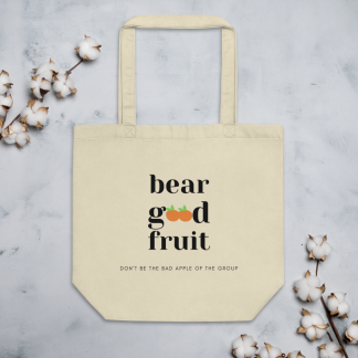 Bear Good Fruit Eco Tote Bag