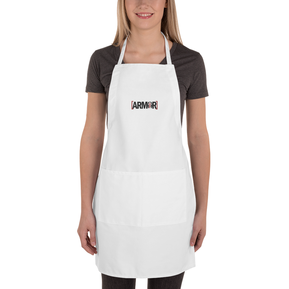 Armor Up Embroidered Apron