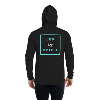 Led by Spirit Unisex zip hoodie