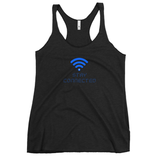 Stay Connected Women's Racerback Tank
